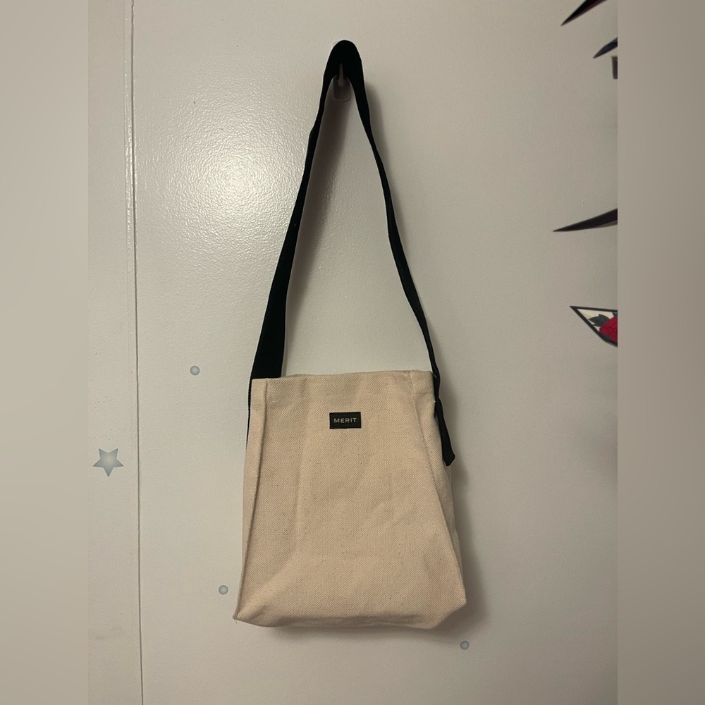 Merit Beauty Canvas Tote Bag